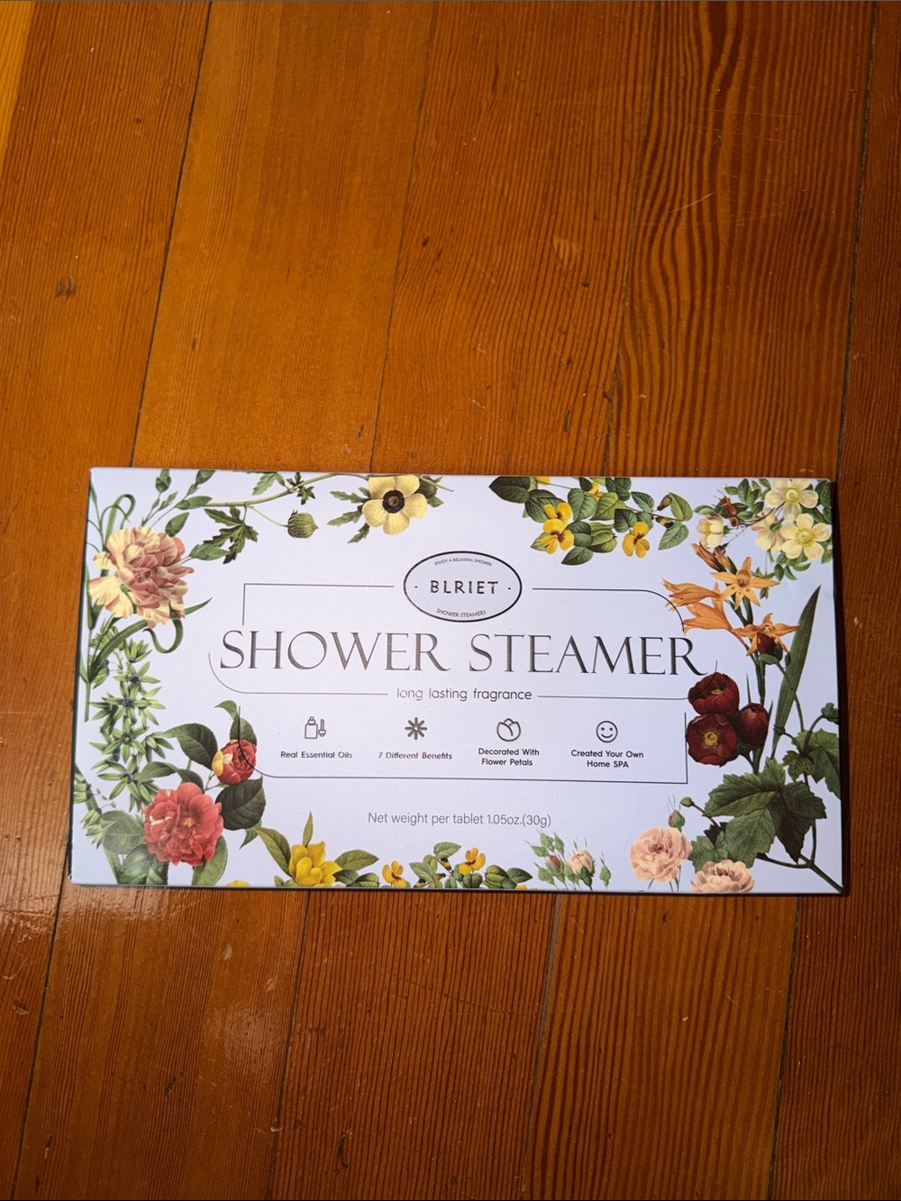 8 30g shower steamer tablets made with real essential oils